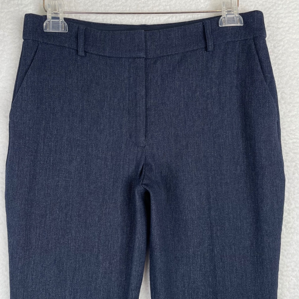 Express Editor Boot Mid Rise Blue Dress Pants Trousers 10R Workwear Business